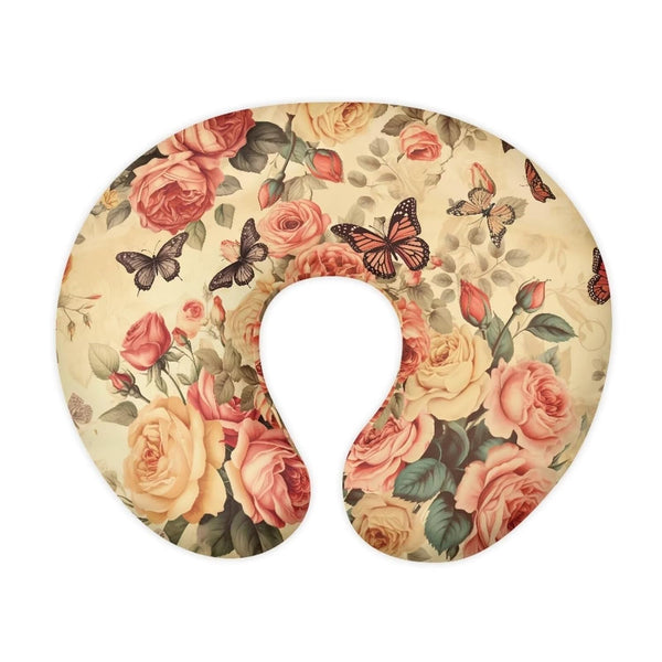 Kathyboom Butterfly Rose Nursing Pillow Cover for Maternity Mom, Stretchy Breathable Breastfeeding Bottle