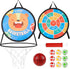 CYFIE 2 in 1 Basketball Hoop Toddler, Dart Board for Kids Sports Toys, Slam Dunk Gift for Girls Boys Office Party