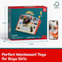 3-5, 3 TOP BRIGHT Montessori Busy Board with LED Light, Sensory Toys with Sounds & Switches, Activity Board for Kids