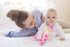 June Garden 9" My First Doll Sienna, Soft Plush Baby Doll with Rattle, Pink Outfit