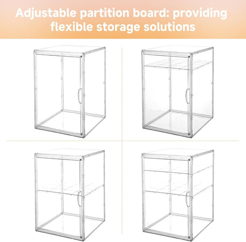 keyunchengbao 3 3 Countertop Baby Bottle Organizer, Tiers Adjustable Clear Acrylic Baby Bottle Storage Organizer