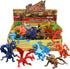 4 Inch Realistic Detail Dragon Toy Set, 12 Pcs Mini Dragon Figures with Gift Box for Kids