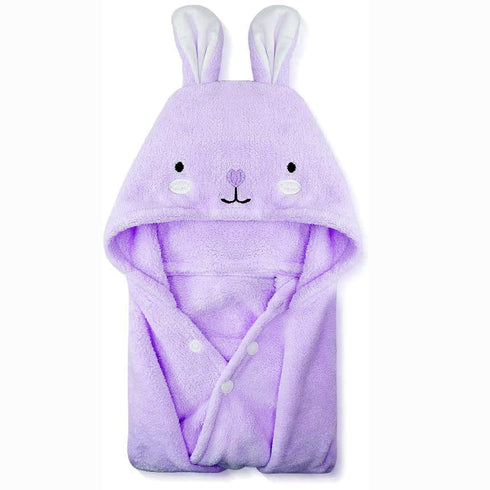 ROMASA Toddler Hooded Bath Towel Ultra Soft Towel Highly Absorbent Bathrobe Blanket
