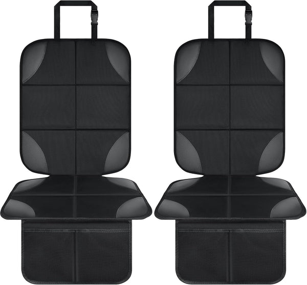 Musclez Car Seat Protectors, Car Seat Covers Waterproof 600D Fabric, Non-Slip Backing &