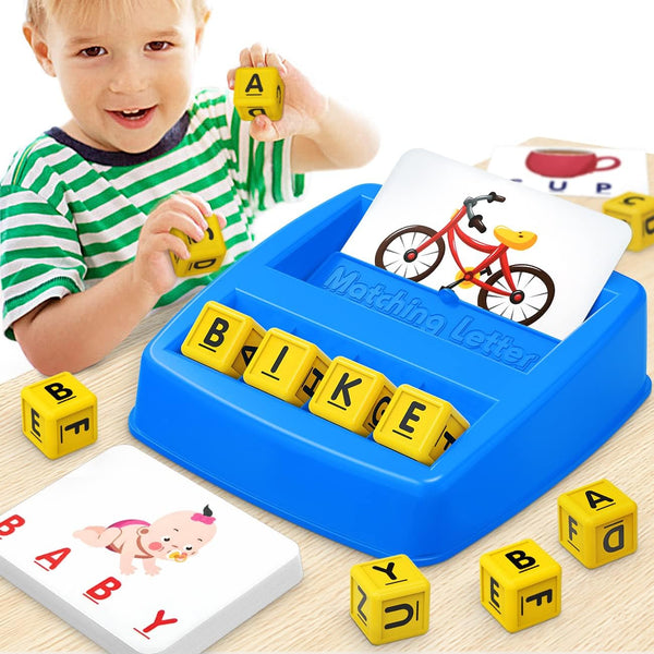 Educational Toys for 3 4 5 Year Old Boys - Matching Letter Game, Preschool ABC Learning Toys for Ages 4-8