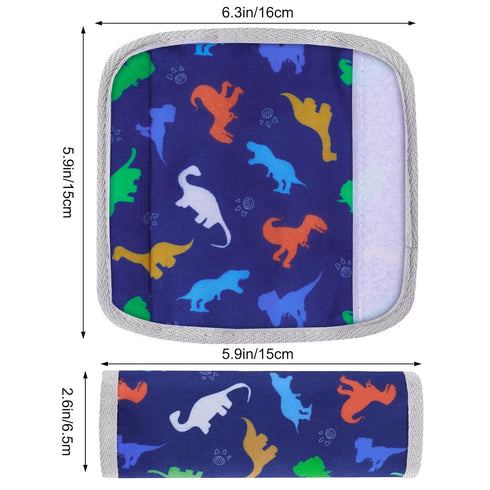 2Pcs Seat Belt Cover Pad for Baby, Soft Seatbelt Cushion Covers for Kids Car Seat Strap Shoulder Pads for All Car