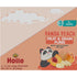 Holle Organic Baby Food Pouches - Panda Peach Puree with Peach, Banana, Apricot & Spelt, 6 Pack for Weaning
