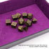Haxtec 11 Pieces Metal DND Dice Set, Antique Bronze D&D Extra D6 D20 Compatible with TTRPG Games