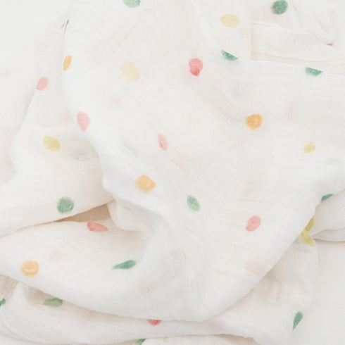 Little Unicorn Premium Cotton Swaddle Baby Blanket | Breathable Fabric | for swaddling, Play, Nursing & More (Party