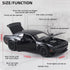 Toy Cars for Kids 1/32 Challenger Hellcat Die Cast Metal Toy Cars, Pull Back Hellcat Car with Light and Music
