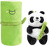 Emoin Panda Stuffed Animals 11.8 Inch Bamboo Plush Toy, Panda Pillow, Plush Panda Bear Doll Gifts for Boys Girls