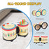 Bongo Drums for Kids 5"-6" with 2 Colorful Drumsticks, Rhythm Percussion Musical Instruments for Children