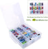 KISLANE Double Sided Toy Car Storage Case for 48 Toy Cars, Matchbox Cars, Mini Toys, Portable Transparent Storage