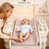 2 Pack 32" 16.6" Muslin Baby Changing Pad, Muslin Soft Cotton Covers & Waterproof Lining Foam Diaper Changing Table Pad