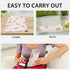 Vegan Leather Baby Changing Mat - Wipeable Portable Changing Pad, Foldable Travel Mat for Newborns (Rainbow, 20"*28")