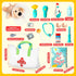 Veterinarian Kit for Kids, Pretend Play Doctor Set with Dog Toy and Tote Bag for Ages 3+