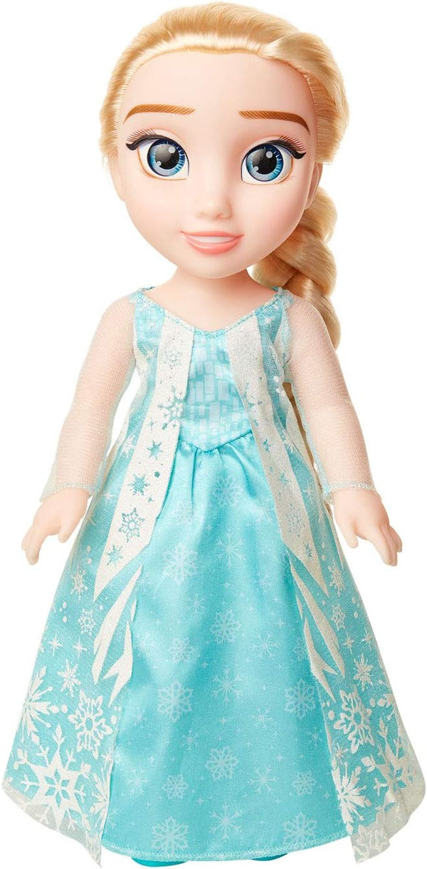 Frozen Disney Elsa Doll - ICY Blue Outfit, Blue Shoes & Long Braided Hair - 14" Tall, for Girls Ages 3+