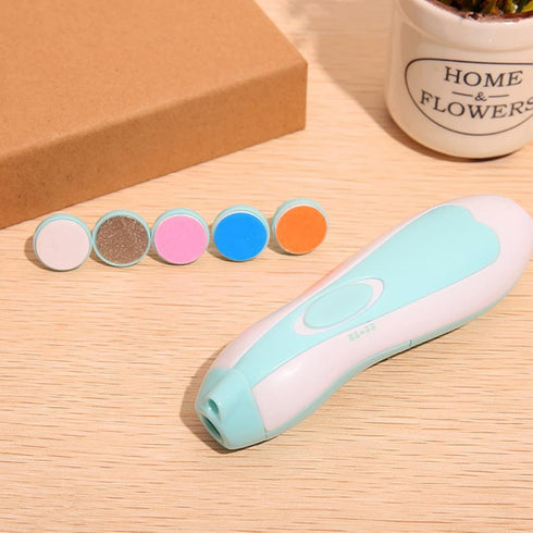 Mrisata Trimmer 6 1 6 40 25 130mm Electric Baby Nail Clippers Grinder in Safe Rechargeable Nail File Kit with Grinding