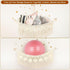 Hammock ANROYE Macrame Stuffed Animal Toy Net with Star Light, Small Plushies Boho Storage for Nursery, Corner Wall