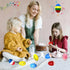 9 Pcs Wooden Easter Eggs Shakers Maracas for Kids, Musical Instrument Classroom Prize, Easter Basket Stuffers