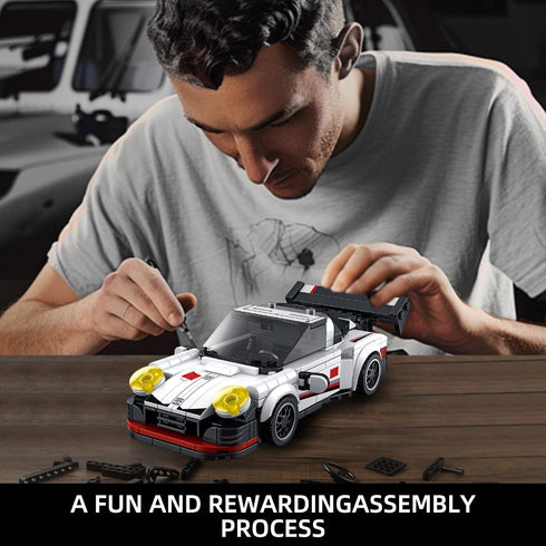 Sets Set, 326PCS VGD Car Building With Display Case, Classic Model Kits Speed Building Blocks Cool Collectible Super