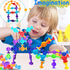 114pcs 2-4, 3-8 Suction Cup Bath Toys for Kids, Travel Essentials for Toddlers, Classroom Fidget Sensory Montessori Toy