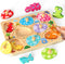 Zeoddler Wooden Puzzles for Toddlers, 8 Pcs Dinosaur Matching Egg Puzzle, Montessori