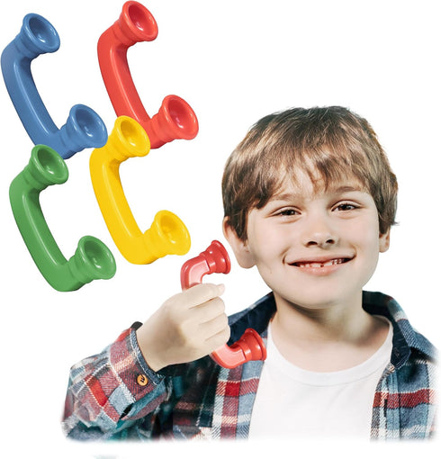 Novelty Place 4 Pack Whisper Phones, Speech Therapy Toys for Reading & Auditory Feedback, Small Sound Phones