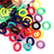 200PCS Soft Hair Elastics and Toddler Hair Ties, Mini Ponytail Holders in 10 Colors, 1 Inch Diameter