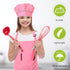 28 Set Handepo Pcs Kid Apron and Chef Hat Adjustable Bib Apron with Pockets for Kids Cooking Baking Painting Crafting