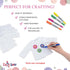 18 Inch 5-Pack 18" Emily Rose Doll Clothes Value Basics Bright White Long Sleeved T-Shirts Tees for Party Gift Crafting
