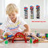 12 Pack Clear Model Car Display Case - Holds 120 Cars, Compatible with Hot-Wheels, Wall Mount Toy Storage
