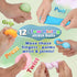 ASPULU 72Pcs Set Pack Stress Balls for Adults and Kids - Squishy Ball Sensory Fidget Toys for Anxiety Relief - Squeeze