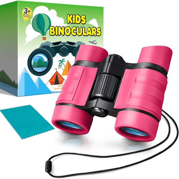 Kids Binoculars for Ages 3-12, Outdoor Gifts Toys for Bird Watching and Exploration
