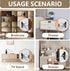 Furniture Anchors Anti-Tip Kit, 6 Pack Straps for Baby Proofing, Secure 400 lbs Cabinet Safety