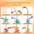 3-5 Set 4-8 8-12 (1.1inch Marble Run Wood Ball Drop Toy for Kids Toddlers Wooden Musical Tree Ball Run Toys for Years