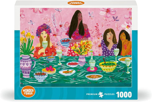 1000 Wonder Forge Ladies' Brunch Piece Jigsaw Puzzle for Adults | Unique, Perfectly-Fitting Pieces | Fun, Vibrant