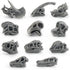 LC JoyCre Mini Grey Dinosaur Bones for Kids Sandbox Toys - Realistic