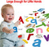 130 3 Craftstory Pcs Alphabet Learning Toys Letters-Felt Montessori Board for Toddlers with Flashcards Preschool