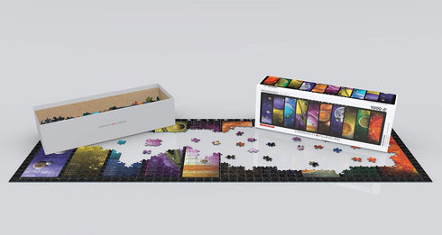 The Solar System Panoramic 1000-Piece Puzzle