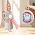 Portable, Foldable Potty seat for Toddler, Training Toilet Seat Emergency Toilet The Bottom Has the Function of Storing