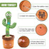 MIAODAM Dancing Cactus, Talking Baby Toy that Repeats Words, Plush Interactive Toy Singing 100 Songs for Kids and Adults