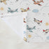 Selgkds 60x80inch Cute Planes Baby Blankets for Boys Girls Infants Toddler Crib Stroller Watercolor Airplanes Clouds