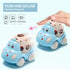 6-12 12-18 1 4 Pack 1-3 1yr 2yr Baby Car Toys for Months Year Old Girls- Rattle Push N Go Cars for Toddlers Years