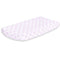 The Peanutshell Lilac Medallion Changing Pad Cover