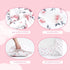 4 Set Set david's kids Piece Toddler Bedding - Soft Breathable Toddler Bedding for Girls, Includes Quilted Comforter