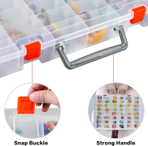 Display Case for Disney Doorables Collectible Mini Figures, Storage Organizer for MGA Entertainment Miniverse