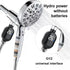 Javjicy Shower Thermometer,Water-Powered Shower Head LED Temperature Display,Smart Instant Read Digital Bath