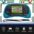 EASEGMER 16 Bit Kids Handheld Game Player - 220 HD Video Games, 2.5 Inch Portable with Headphones (Blue)