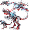 MZMSBAO 2 in 1 Dinosaurs Building Kits, 422PCS Educational Building Sets for Kids